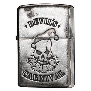 ジッポー(ZIPPO) ユーズド加工 2UDN-SKLDC シルバー スカルDEVIL'S