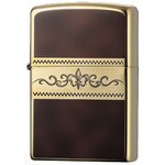 ジッポー(ZIPPO) LILY 200YB-BW2 ブラウン/ゴールド