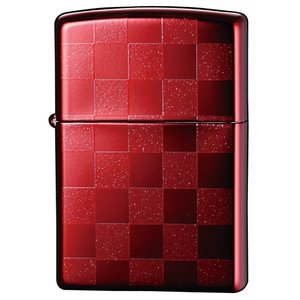 ジッポー(ZIPPO) GEOMETRIC 25CK-RED レッド（赤）