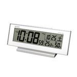 SEIKO CLOCK(セイコークロック) デジタル 電波置き時計 SQ762W ホワイト 