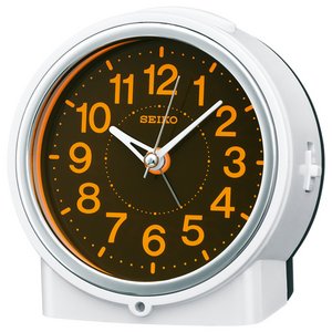 SEIKO CLOCK(セイコークロック) 目覚まし時計 KR886W オレンジ