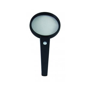 MIZAR-TEC（ミザールテック）　LEDライト付ハンドルーペ(拡大鏡 2倍) 　LE-90