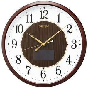 SEIKO CLOCK(セイコークロック) 電波壁掛け時計 ハイブリッドソーラー SF241B