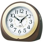 SEIKO CLOCK(セイコークロック) ライト付き　目覚まし時計KR331B ブラウン
