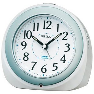 SEIKO CLOCK(セイコークロック) ライト付き　目覚まし時計KR331W ホワイト