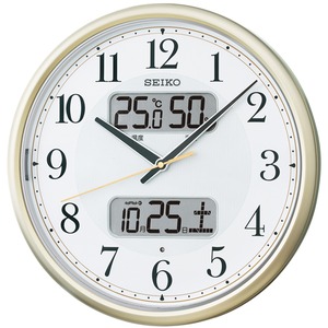 SEIKO CLOCK(セイコークロック) 電波掛時計 自動点灯 KX384S