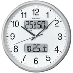 SEIKO CLOCK(セイコークロック) 電波掛時計 スタンダード(液晶表示付き) KX383S