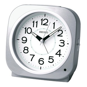 SEIKO CLOCK(セイコークロック) 目覚まし時計 自動点火タイプ KR889S シルバー