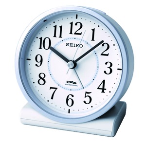 SEIKO CLOCK(セイコークロック) 電波目覚まし時計 スタンダード KR328L 薄ブルー