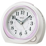 SEIKO CLOCK(セイコークロック) 目覚まし時計 スタンダード KR890P 薄ピンク