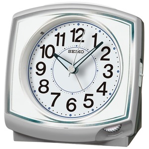 SEIKO CLOCK(セイコークロック) 目覚まし時計 スタンダード KR891S シルバー