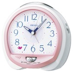 SEIKO CLOCK(セイコークロック) 目覚まし時計 ネイチャーサウンド音源 QM745P ピンク