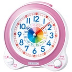 SEIKO CLOCK(セイコークロック) 目覚まし時計 知育時計 KR887P 薄ピンク