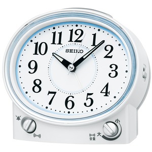 SEIKO CLOCK(セイコークロック) 目覚まし時計 スタンダード KR892W ホワイト