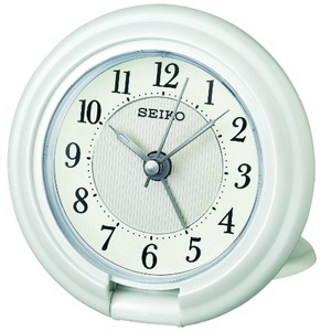 SEIKO CLOCK(セイコークロック) 目覚まし時計 トラベラ QQ637W ホワイト