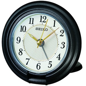 SEIKO CLOCK(セイコークロック) 目覚まし時計 トラベラ QQ637K ブラック