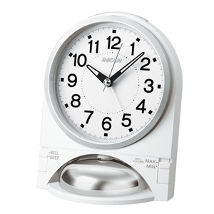 SEIKO CLOCK(セイコークロック) 目覚まし時計 ライデン NR436W ホワイト
