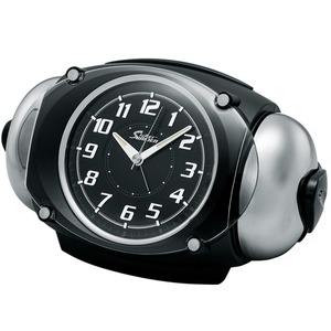 SEIKO CLOCK(セイコークロック) 目覚まし時計 スーパーライデン NR438K ブラック