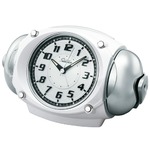 SEIKO CLOCK(セイコークロック) 目覚まし時計 スーパーライデン NR438W ホワイト