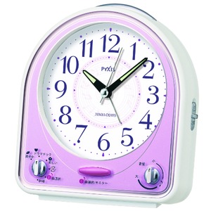 SEIKO CLOCK(セイコークロック) 目覚まし時計 メロディアラーム NR435P ピンク