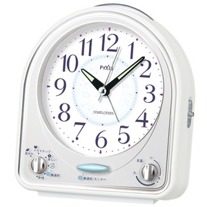 SEIKO CLOCK(セイコークロック) 目覚まし時計 メロディアラーム NR435W ホワイト