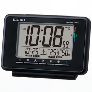 SEIKO CLOCK(セイコークロック) 電波デジタル時計 ウィークリーアラーム SQ775K ブラック