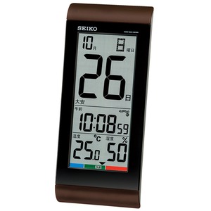SEIKO CLOCK(セイコークロック) 電波デジタル時計 日めくり機能 SQ431B ブラック