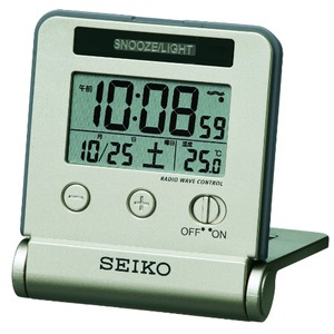 SEIKO CLOCK(セイコークロック) 電波デジタル時計 トラベラ(自動点火タイプ) SQ772G