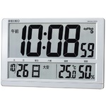 SEIKO CLOCK(セイコークロック) 電波デジタル時計 温度・温度表示付き SQ433S