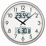 CASIO（カシオ） インテリアクロック 生活環境お知らせクロック ITM-650J-8JF シルバー