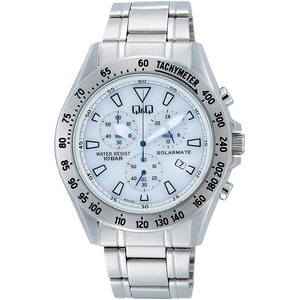 CITIZEN WATCH（シチズン時計） Q&Q ソーラー電源機能搭載 クロノグラフ H022-201