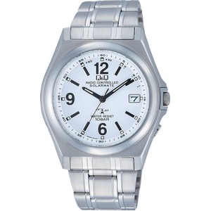 CITIZEN WATCH（シチズン時計） Q&Q ソーラー電源機能搭載 アナログ電波時計 HG08-204