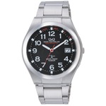 CITIZEN WATCH（シチズン時計） Q&Q ソーラー電源機能搭載 アナログ電波時計 HG12-205