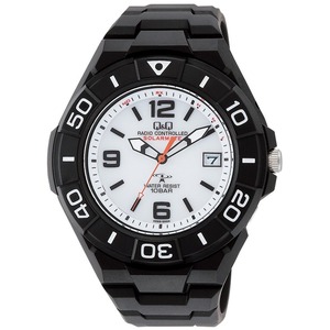 CITIZEN WATCH（シチズン時計） Q&Q ソーラー電源機能搭載 アナログ電波時計 HG14-304