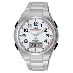 CITIZEN WATCH（シチズン時計） Q&Q ソーラー電源機能搭載 世界5局対応コンビネーション電波時計 MD02-204