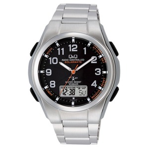 CITIZEN WATCH（シチズン時計） Q&Q ソーラー電源機能搭載 世界5局対応コンビネーション電波時計 MD02-205