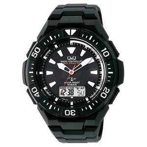 CITIZEN WATCH（シチズン時計） Q&Q ソーラー電源機能搭載 世界5局対応コンビネーション電波時計 MD06-302