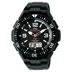 CITIZEN WATCH（シチズン時計） Q&Q ソーラー電源機能搭載 世界5局対応コンビネーション電波時計 MD06-305
