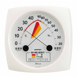 EMPEX（エンペックス） 食中毒注意計 TM-2511 ホワイト