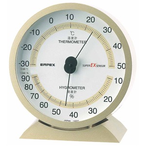 EMPEX（エンペックス） スーパーEX高品質温・湿度計 EX-2718 シャンパンゴールド