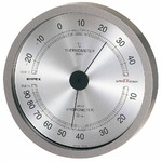 EMPEX（エンペックス） スーパーEX高品質温・湿度計 EX-2727 メタリックグレー