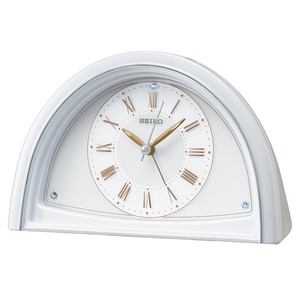 SEIKO CLOCK(セイコークロック) 鳥の鳴き声入り ネイチャーサウンド音源 アナログ目覚まし時計 QM746W