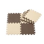 JOINT MAT SERIES（ジョイントマットシリーズ） カラーマット8枚組 チョコレート