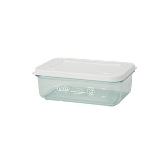 halo+ トライタン クリアコンテナ 650mL ブルー 【4個セット】
