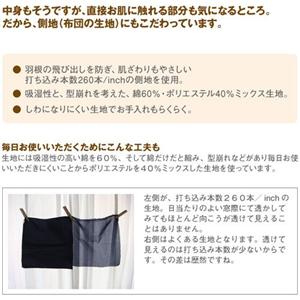 厳選イングランドフェザー1.8kg掛布団10点セット オレンジ