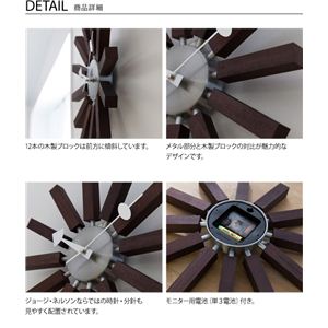 GEORGE NELSON INSPIRE CLOCK W[WEl\CXpCANbNiNTj EH[ibg摜Q