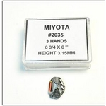 腕時計パーツ ウォッチムーブメント シチズン用 MIYOTA2035 3個組