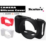 【カメラケース】SONY(ソニー)　α5000　カメラシリコンカバー　ビビッドピンク