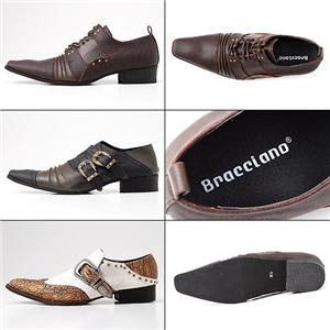 Bracciano スタイリッシュ2WAYシューズ レースアップ D.BROWN 25