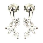 C-BA STYLE（シーバ スタイル） シャイニングスターCZ（キュービックジルコニア）ピアス
